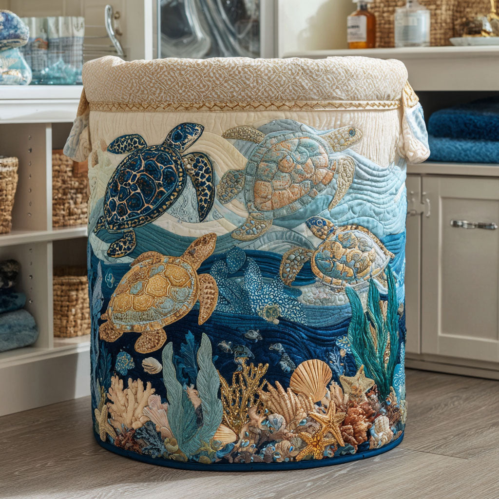 Glossy Shells // Quilted Basket