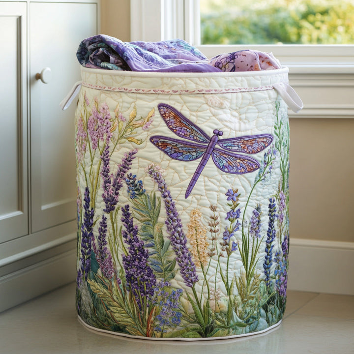 Golden Dragonfly // Quilted Basket