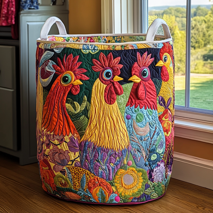 Hen // Quilted Basket