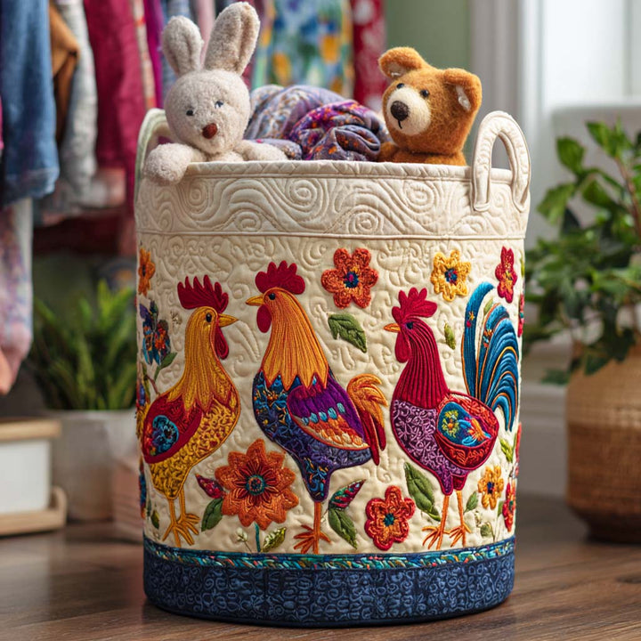 Hen's Hideaway // Quilted Basket