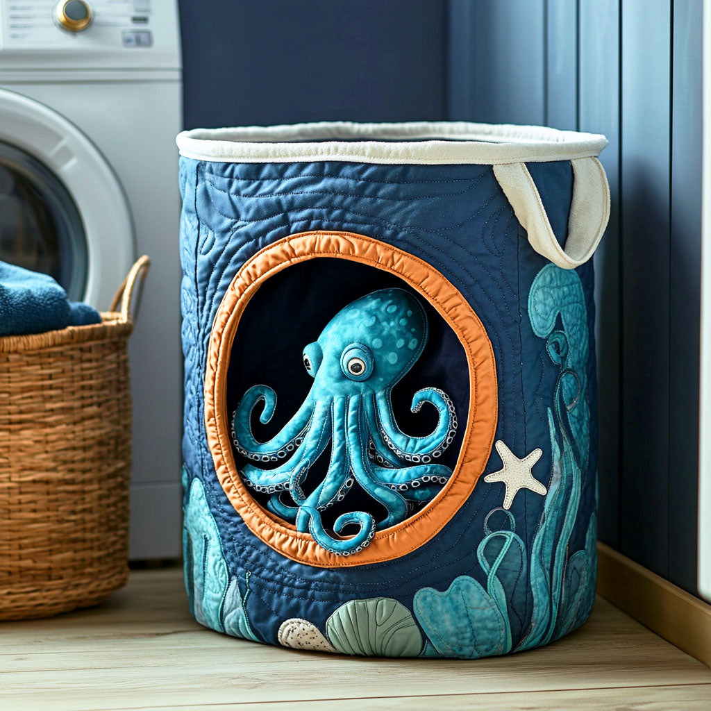 Hidden Octopus / Quilted Basket