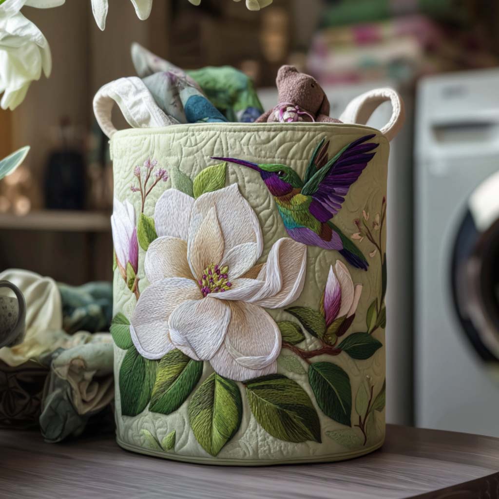 Hummingbird // Quilted Basket