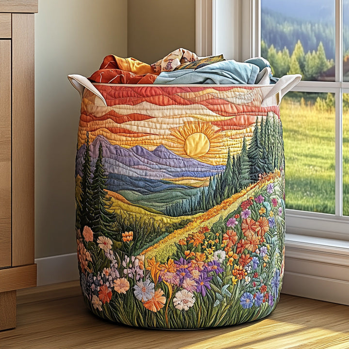 Morning Glory // Quilted Basket