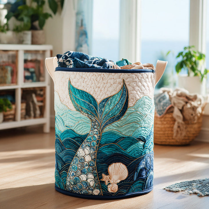 Mystic Stream // Quilted Basket