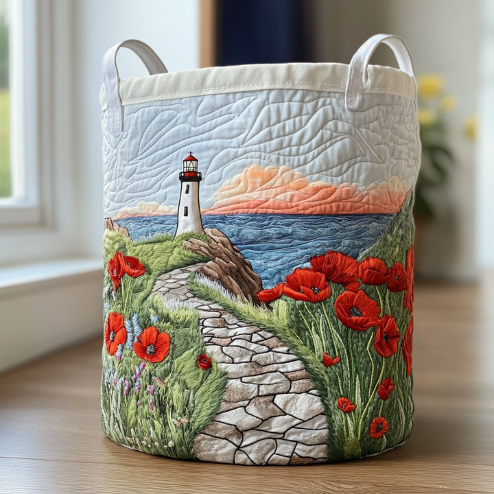 Ocean Lighthouse / Quilted Basket