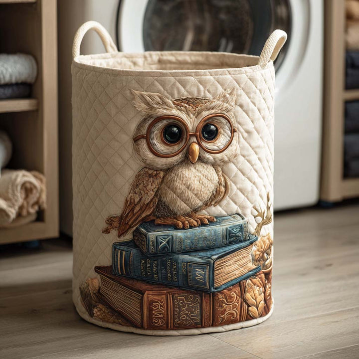 Owl // Quilted Basket