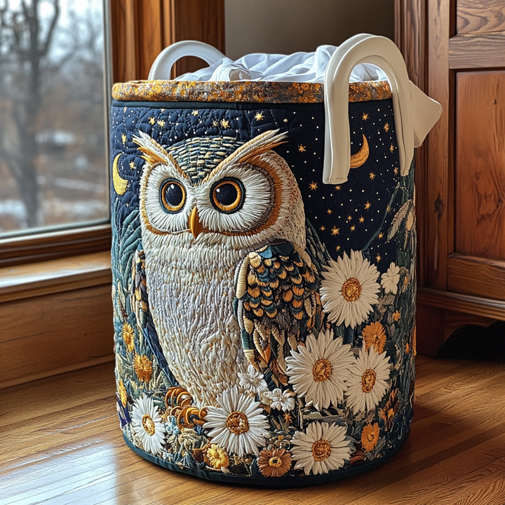Owls // Quilted Basket