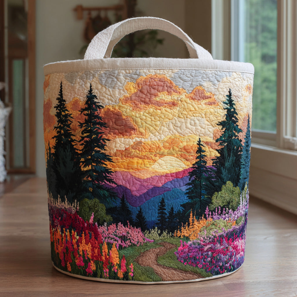 Pines at Sunset Quilted Basket │ B1G1