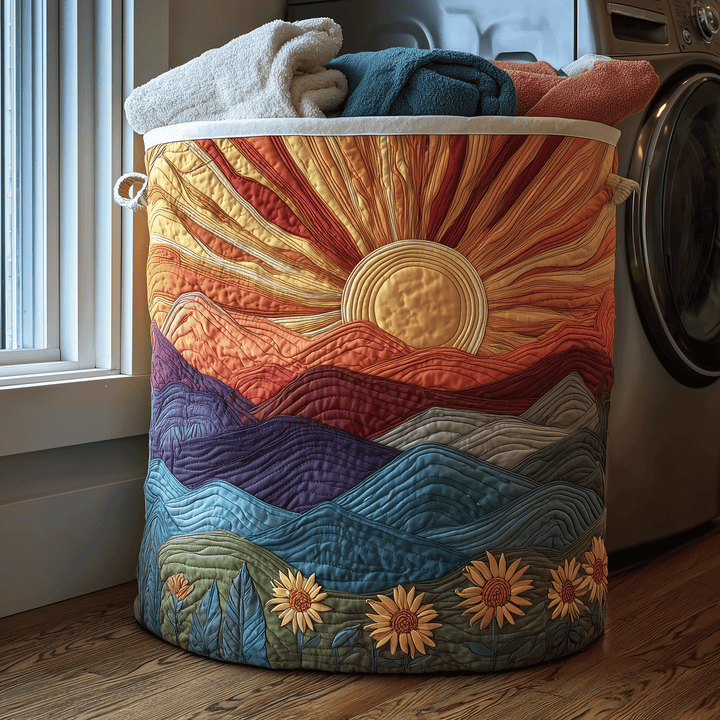 Prairie at Dawn / Quilted Basket