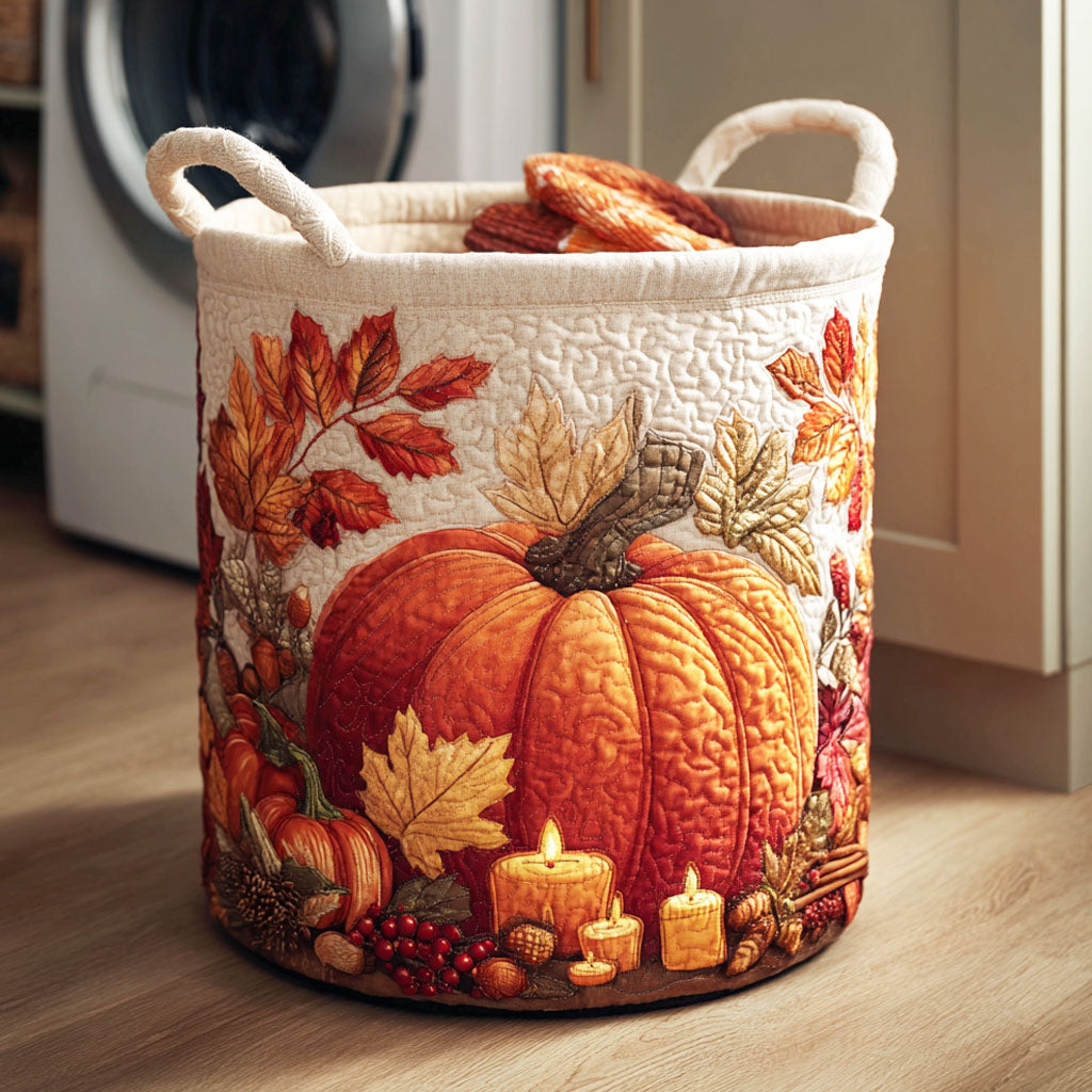 Pumpkin // Quilted Basket