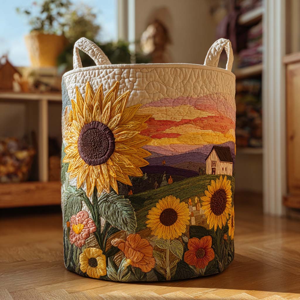 Radiant Sun // Quilted Basket
