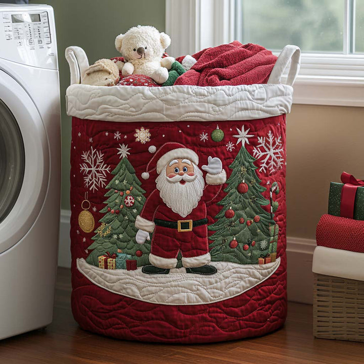 Santa's Joy Quilted Basket │ B1G1