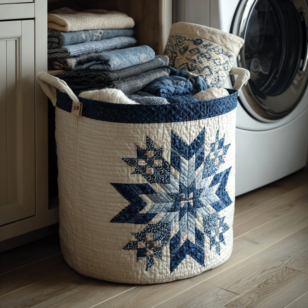 Snowflake // Quilted Basket
