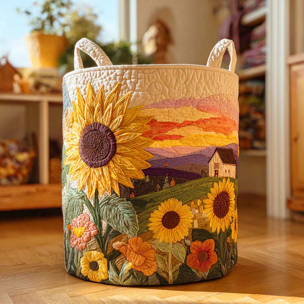 Sunflower II Quilted Basket │ B1G1