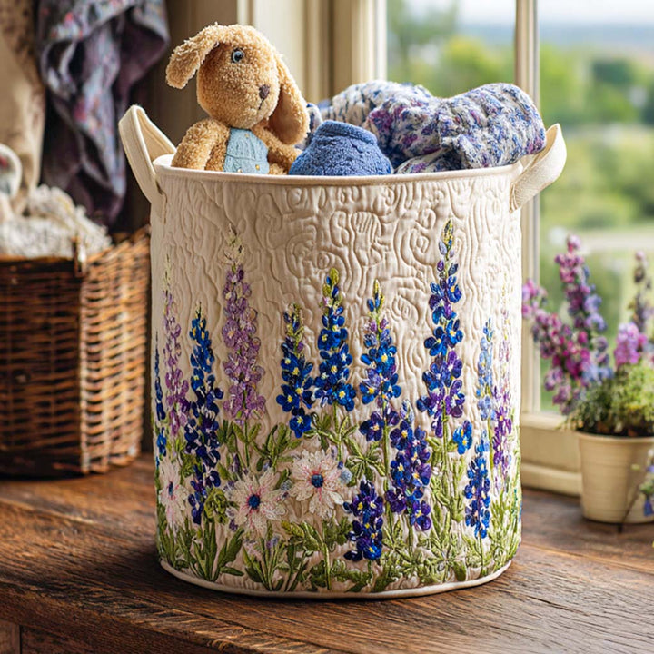 Wild Flowers / Quilted Basket