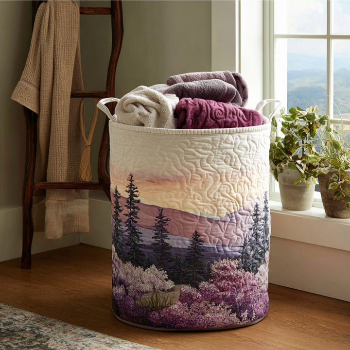 Wisteria Winds // Quilted Basket
