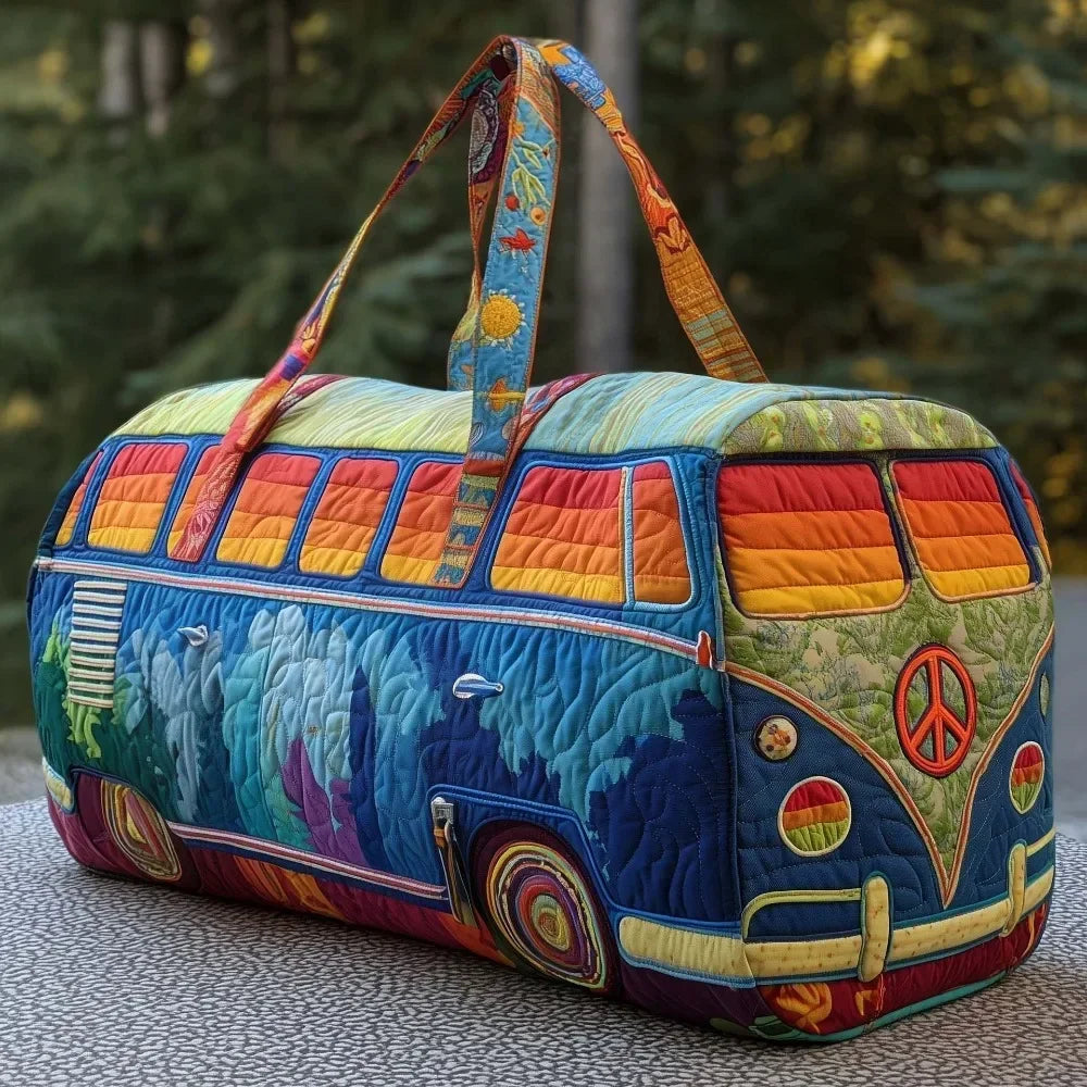 Gabrielle™ - Adjustable Strap Quilted Travel Duffle Bag
