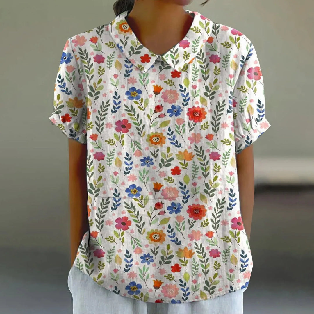Mirabelle | Women's Casual Summer Button Blouse