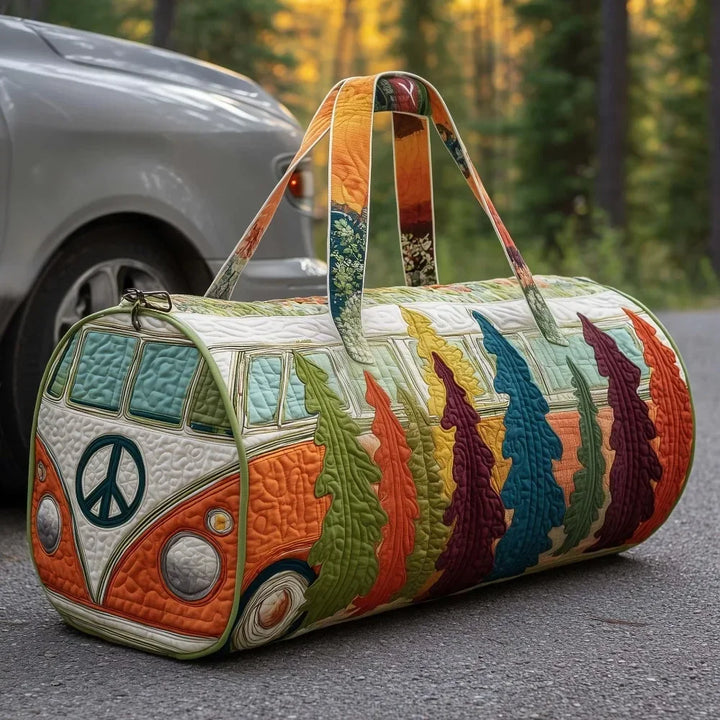 Ielle™ - Adjustable Strap Quilted Travel Duffle Bag