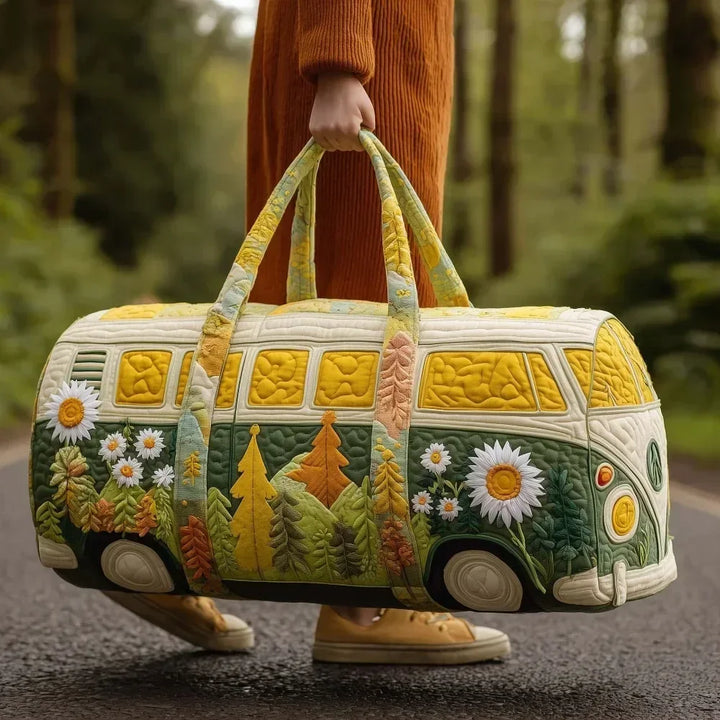 Ielle™ - Adjustable Strap Quilted Travel Duffle Bag