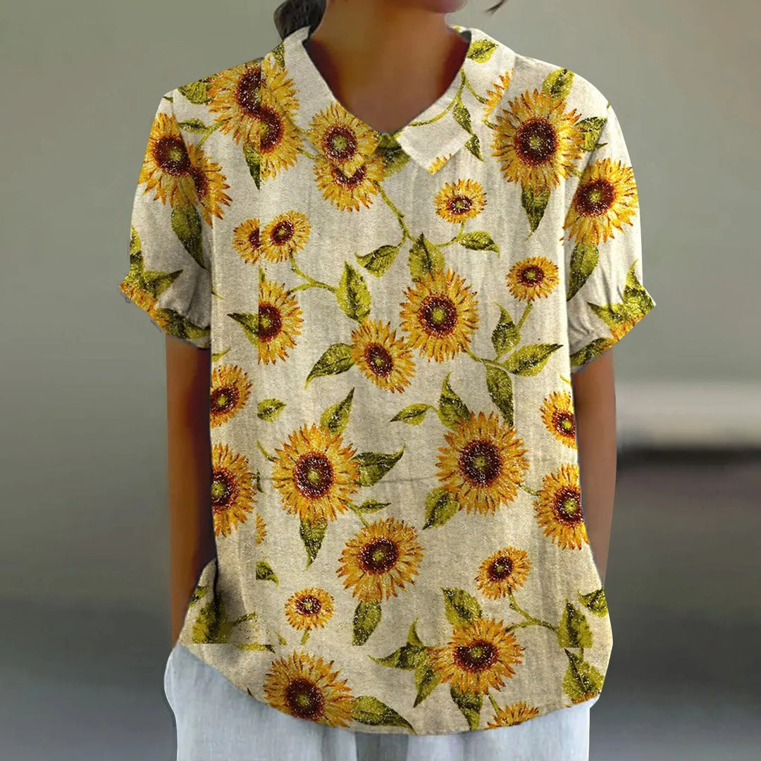Jessamine | Women's Casual Summer Button Blouse