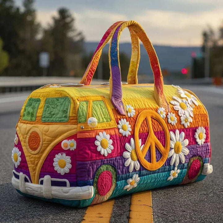 Ielle™ - Adjustable Strap Quilted Travel Duffle Bag