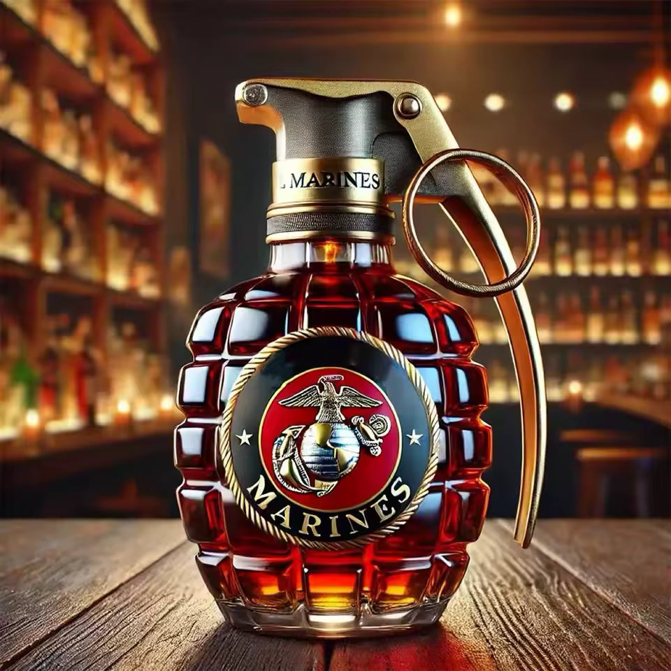 Whiskey Bottle - Grenade Edition Marines