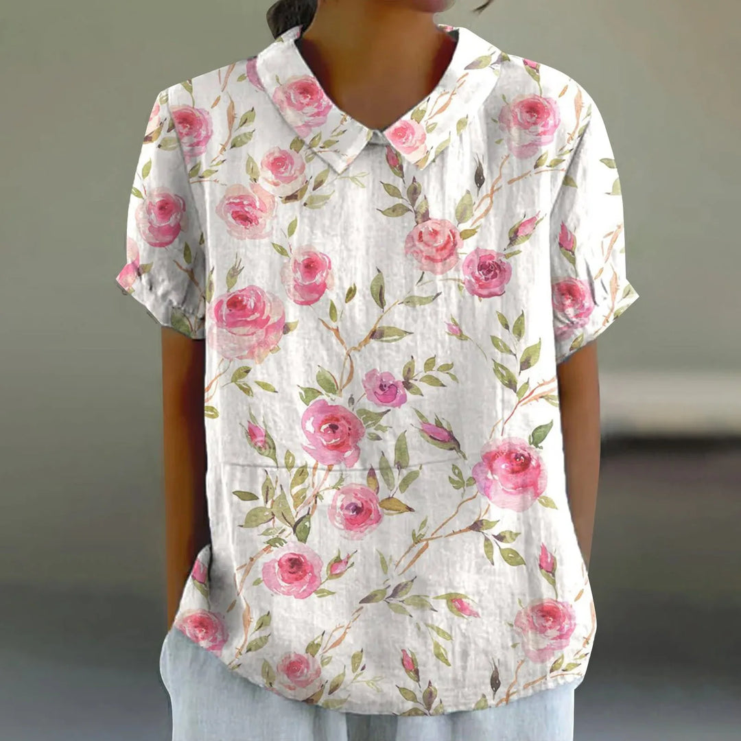 Brindelle | Women's Casual Summer Button Blouse