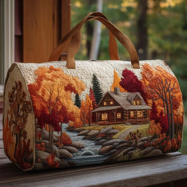 Ielle™ - Adjustable Strap Quilted Travel Duffle Bag