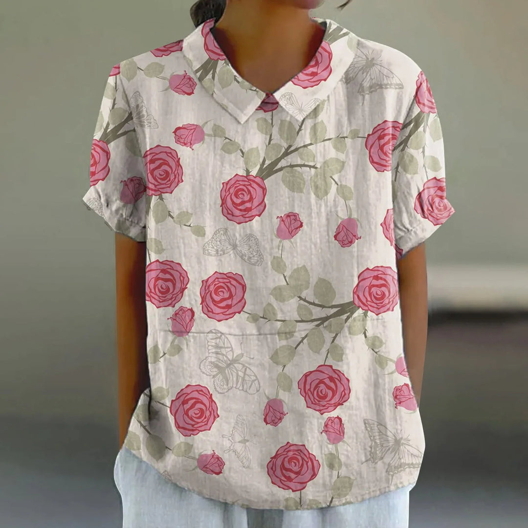 Nalani | Women's Casual Summer Button Blouse