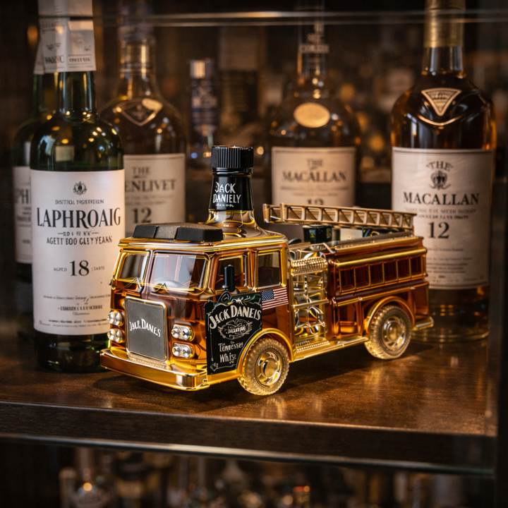 Jack Daniel's Whiskey Bottle  - Firefighters Edition