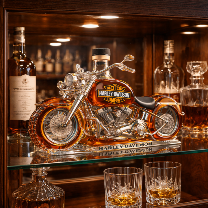 Whiskey Bottle - Motorcycle Edition