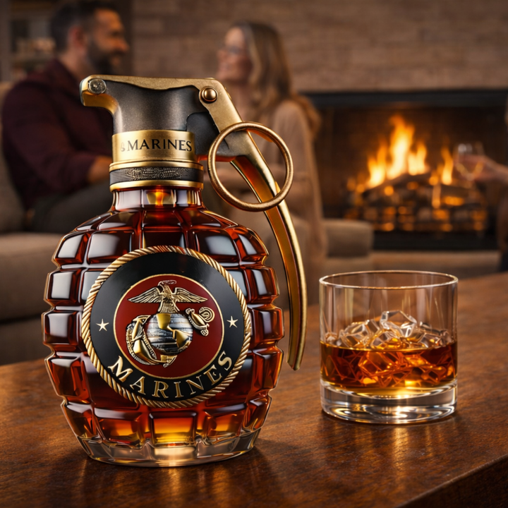 Whiskey Bottle - Grenade Edition Marines