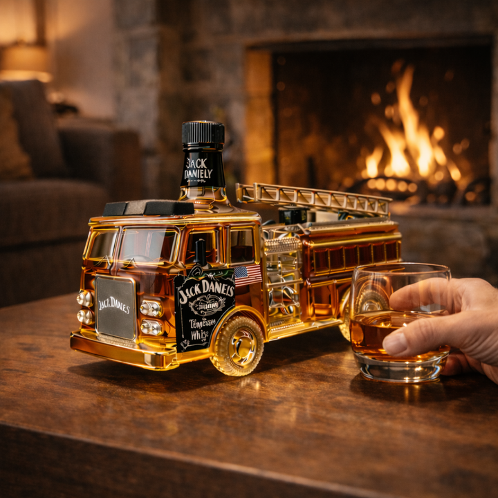 Jack Daniel's Whiskey Bottle  - Firefighters Edition