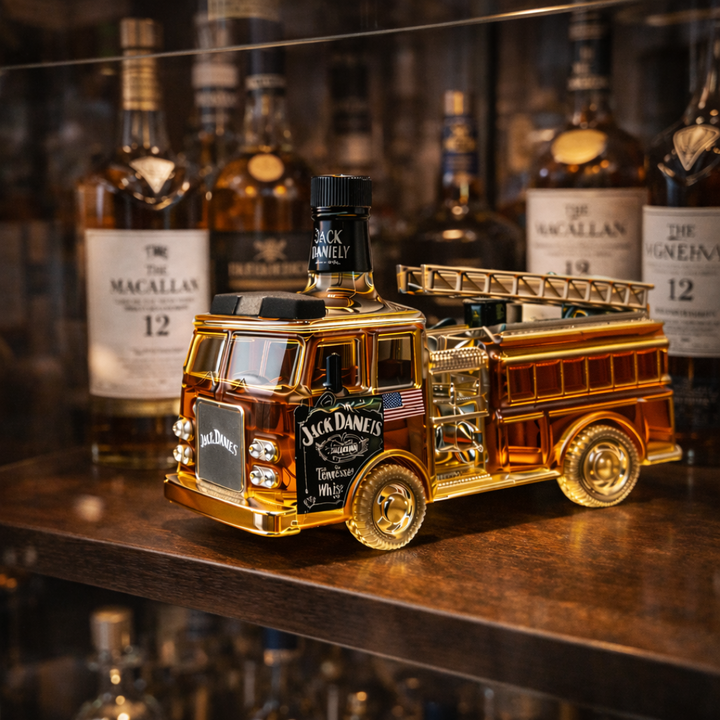 Jack Daniel's Whiskey Bottle  - Firefighters Edition