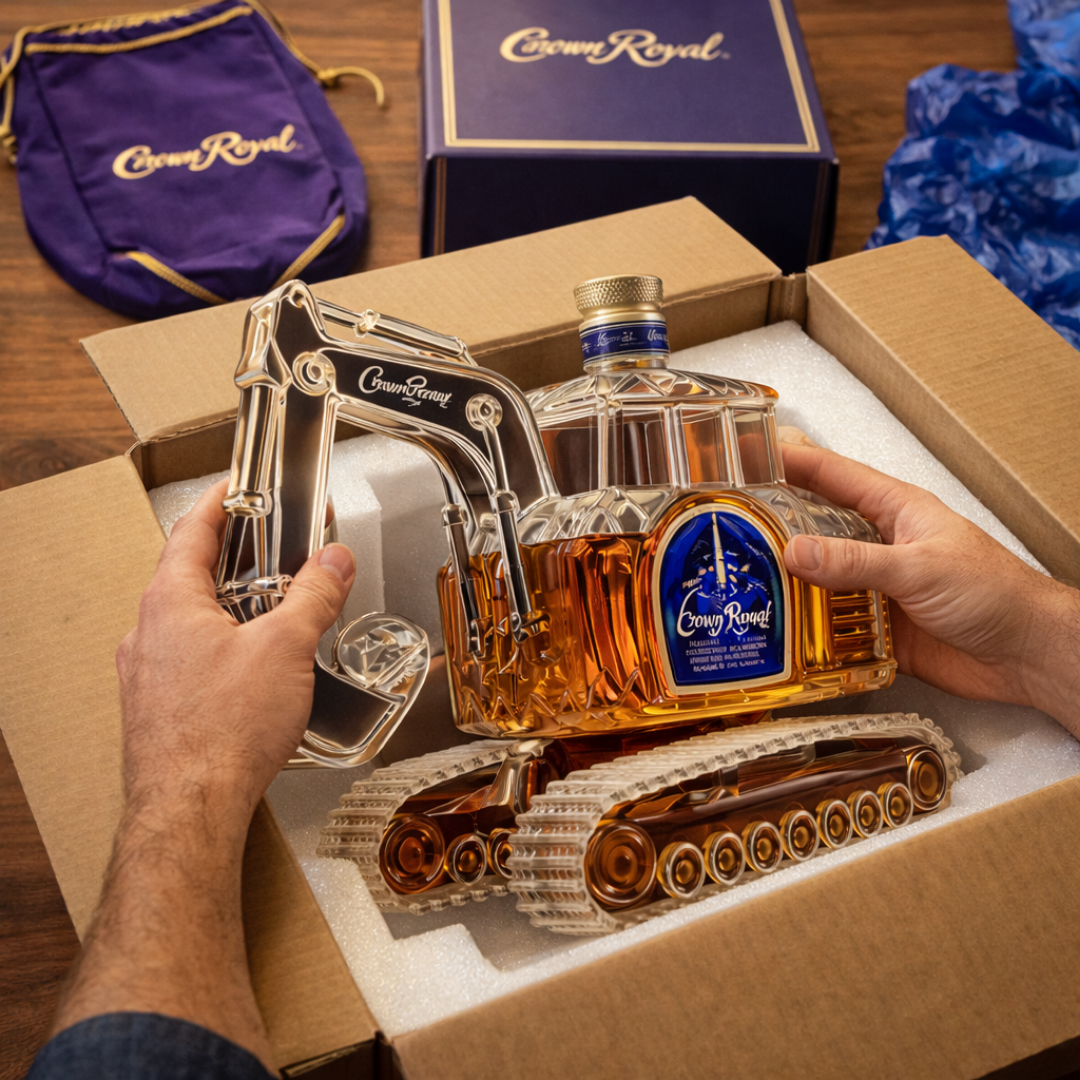 Whiskey Bottle - Excavator Edition