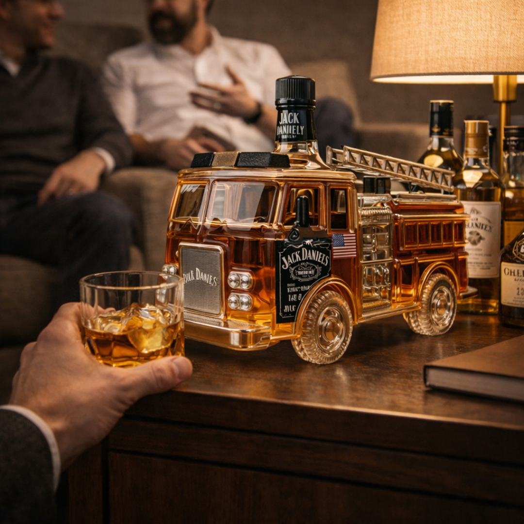 Jack Daniel's Whiskey Bottle  - Firefighters Edition