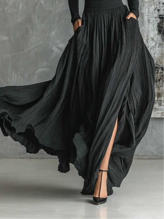 Eva™ || Elegant set with pleated skirt