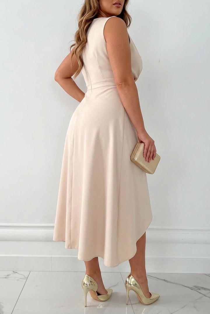 Mandy - Midi Wrap Dress with V-Neck