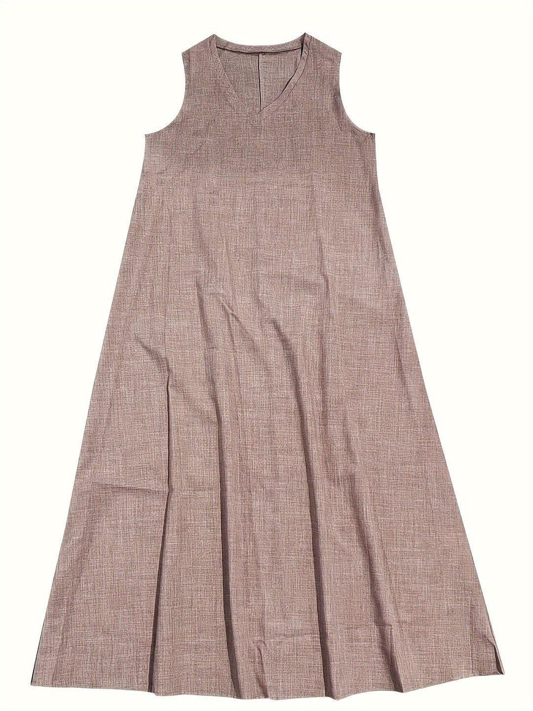 Seraphine | Drapey V-Neck Sleeveless Loose Fit Maxi Dress