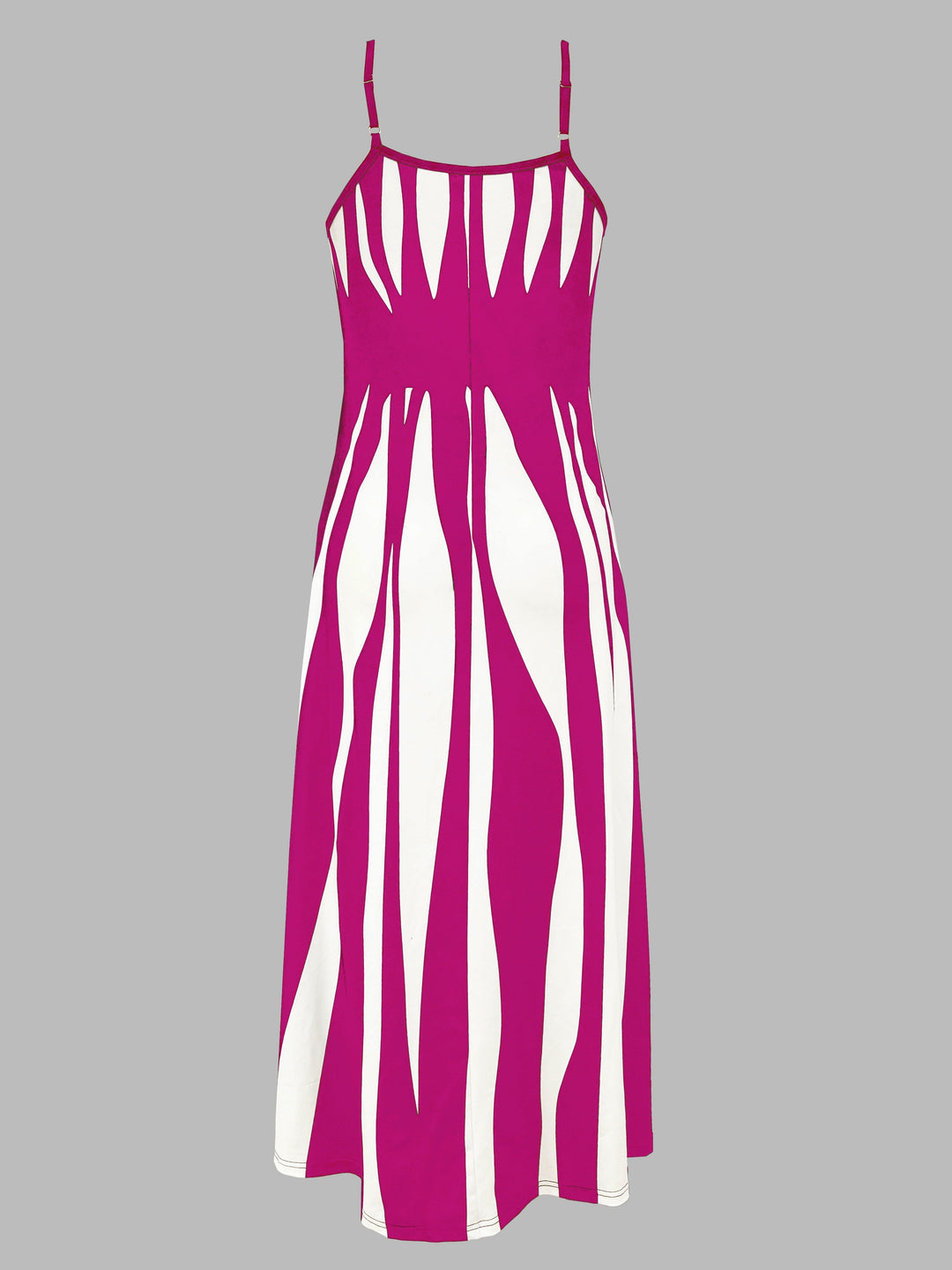Novaline | Printed V-Neck Thin Strap All-Season Casual Dress