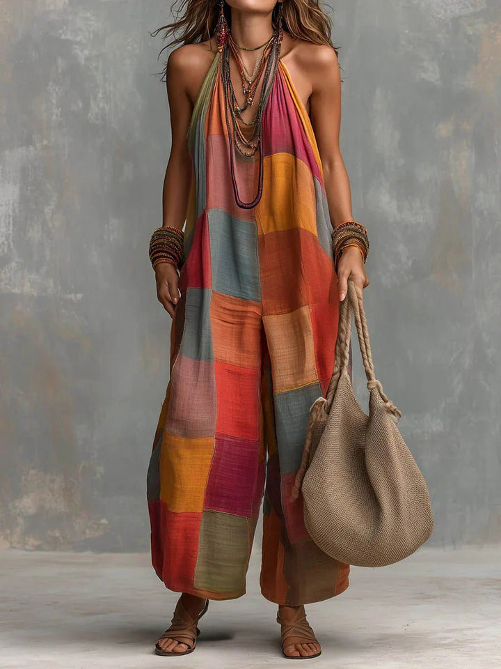 Bohemian Patchwork Jumpsuit™ – Freshness and Freedom with Unique Artistic Style