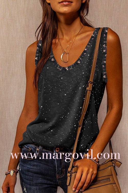 Margovil Summer Splice Sleeveless Top