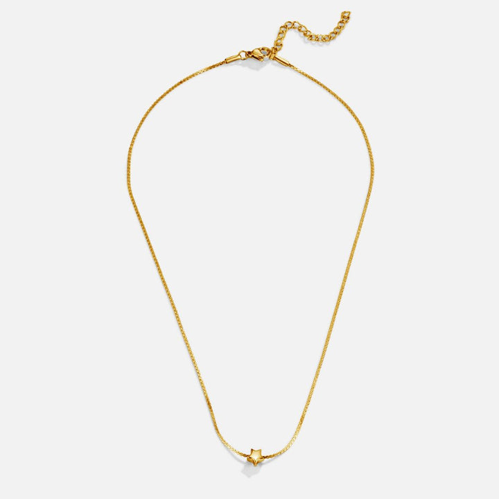 Dainty Star Pendant Gold Necklace