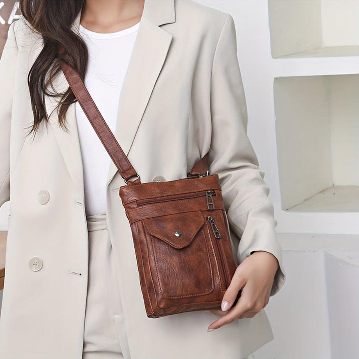 Lina | Vintage feel, everyday comfort — Leather Shoulder Bag