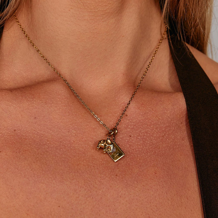 Gold Elephant Charm