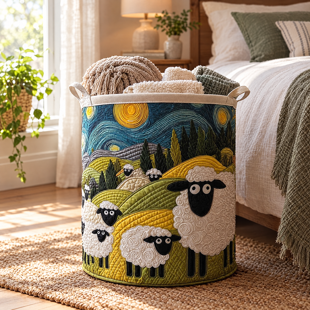Lamb Meadow // Quilted Basket