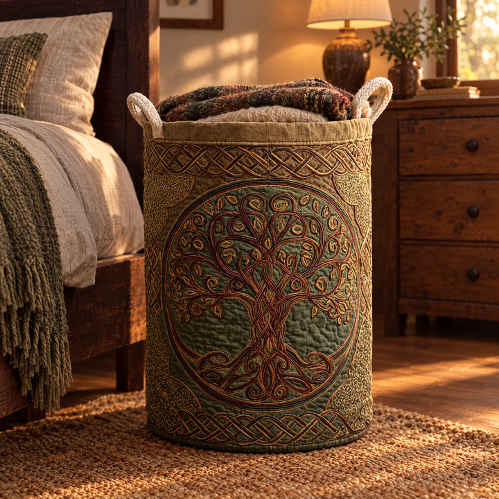 Golden Roots / Quilted Basket