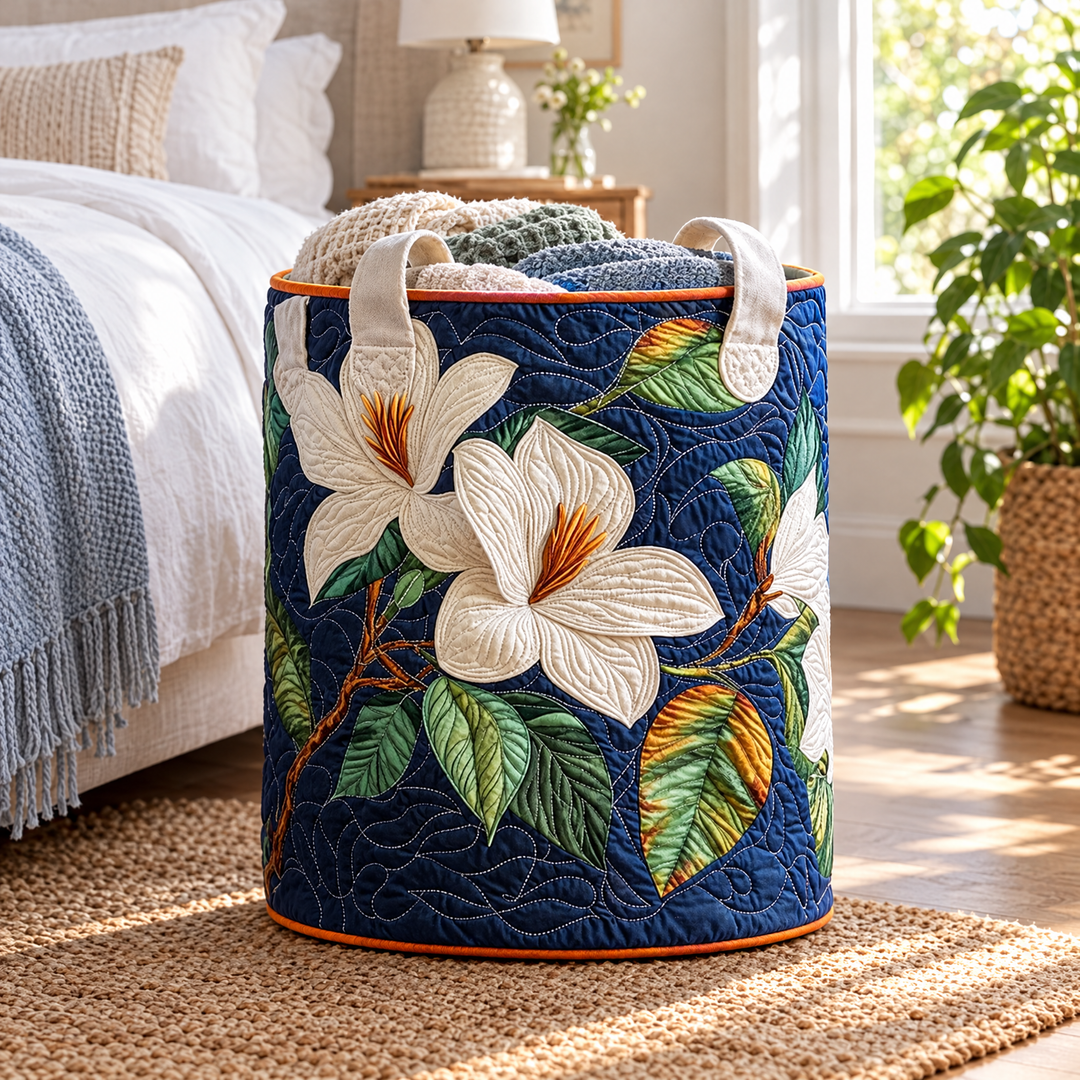 Soft Magnolia Quilted Basket │ B1G1