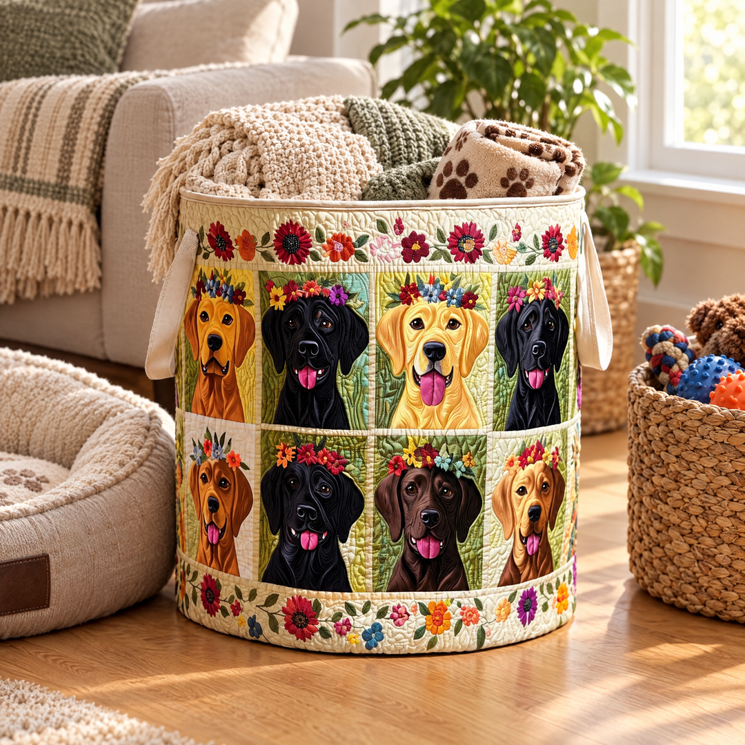 Labrador Laundry Basket
